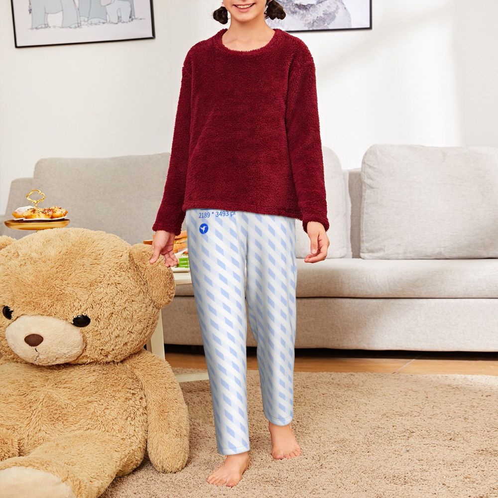 HAPUP® Teen Pajama Pants – Youth Lounge Pants with Pockets for Boys & Girls