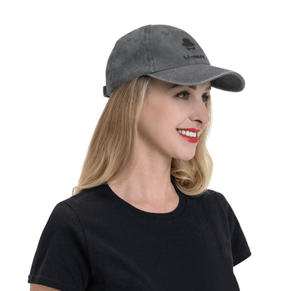 HAPUP® Customizable Washed Denim Baseball Cap | Unisex Vintage Style, Perfect for Everyday Adventures
