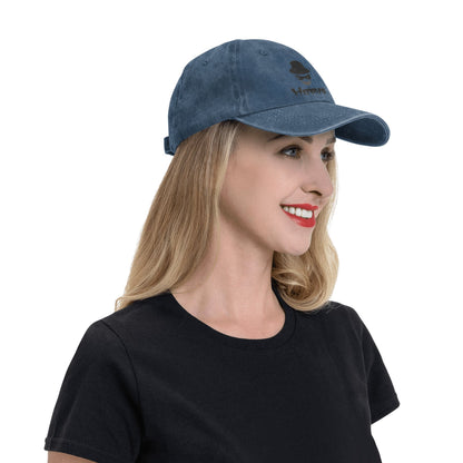HAPUP® Customizable Washed Denim Baseball Cap | Unisex Vintage Style, Perfect for Everyday Adventures