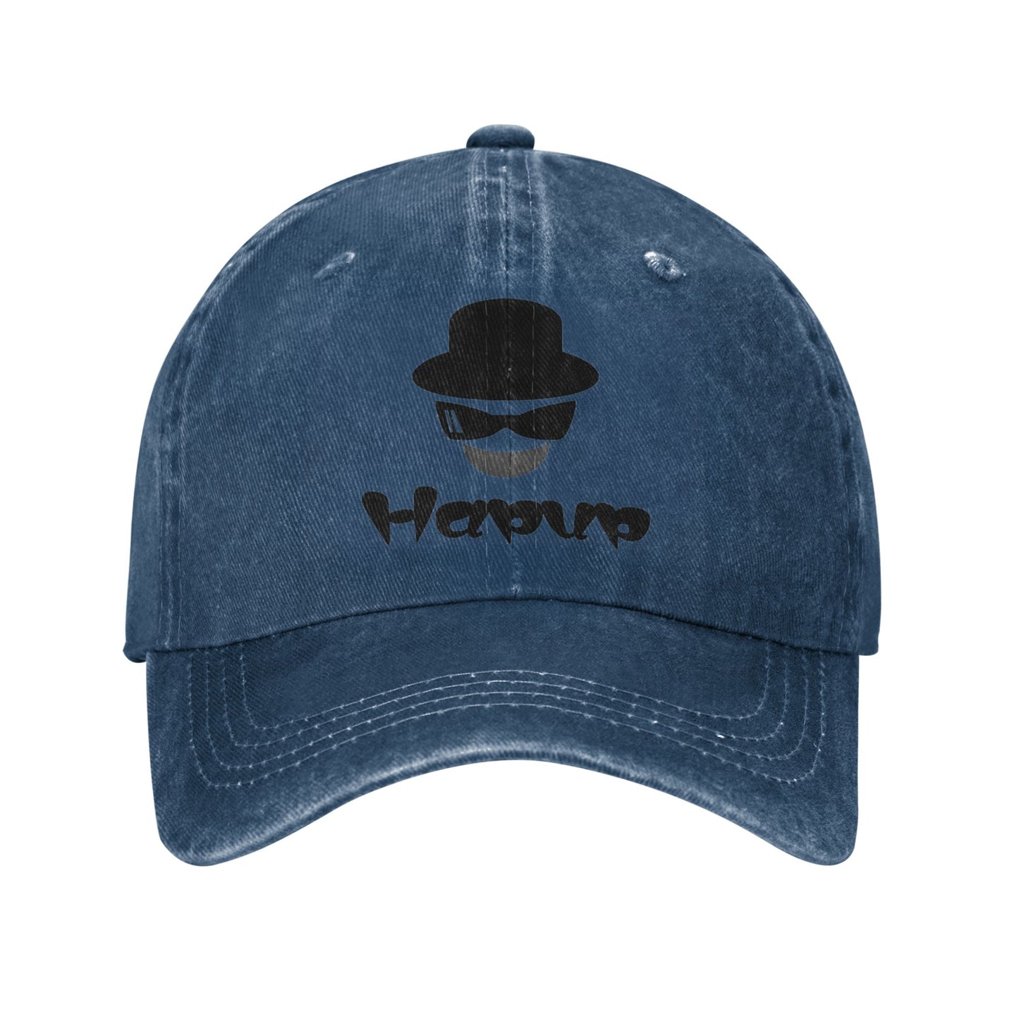 HAPUP® Customizable Washed Denim Baseball Cap | Unisex Vintage Style, Perfect for Everyday Adventures
