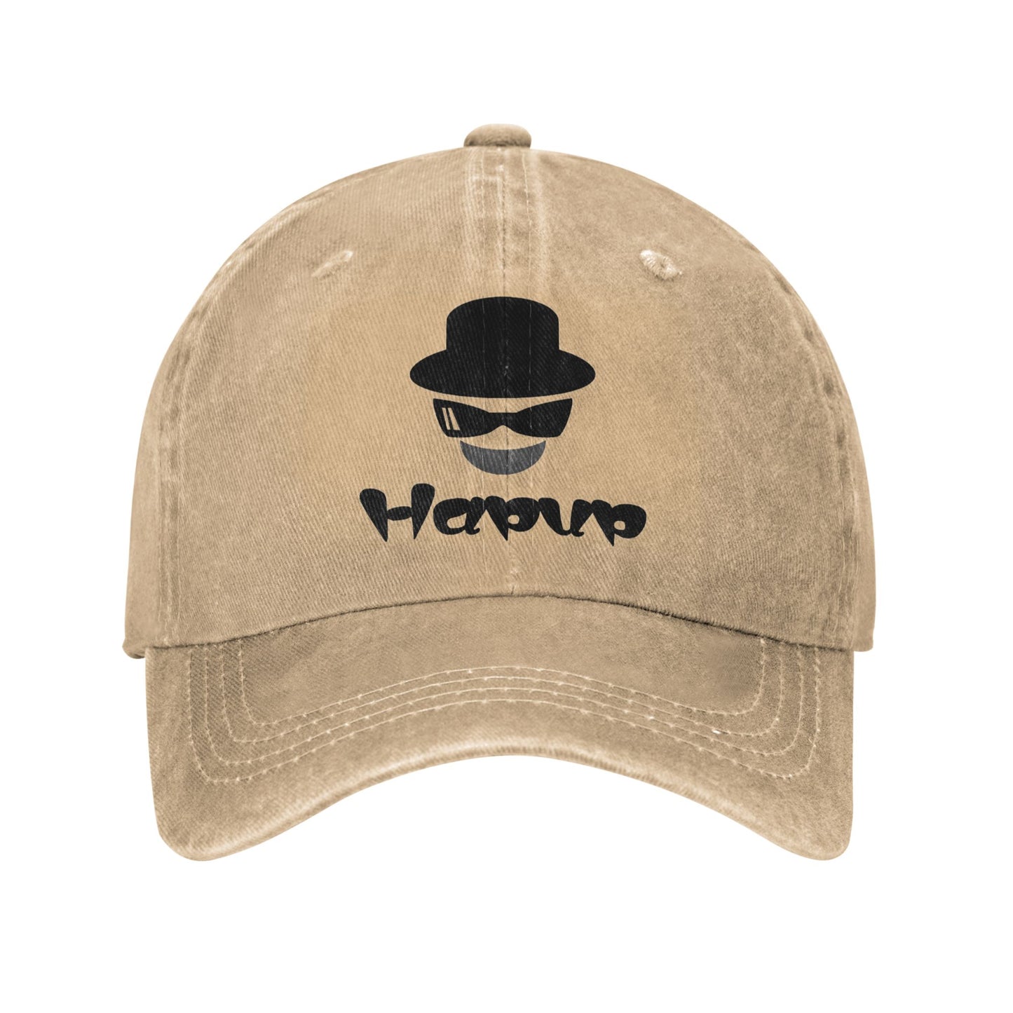 HAPUP® Customizable Washed Denim Baseball Cap | Unisex Vintage Style, Perfect for Everyday Adventures