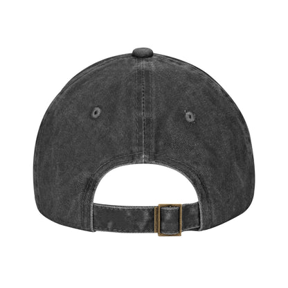 HAPUP® Customizable Washed Denim Baseball Cap | Unisex Vintage Style, Perfect for Everyday Adventures