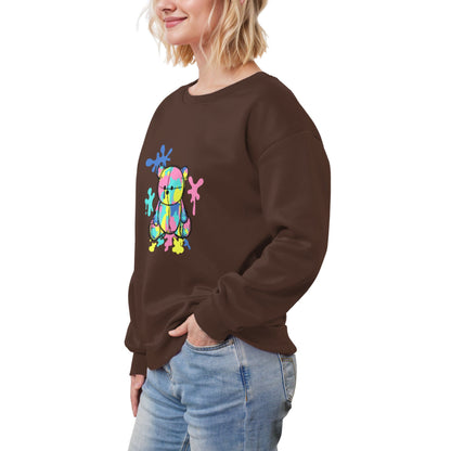 HAPUP® Cozy Fleece-Lined Women's Sweatshirt | Custom Heat Transfer Print | Anti-Pill Polyester
