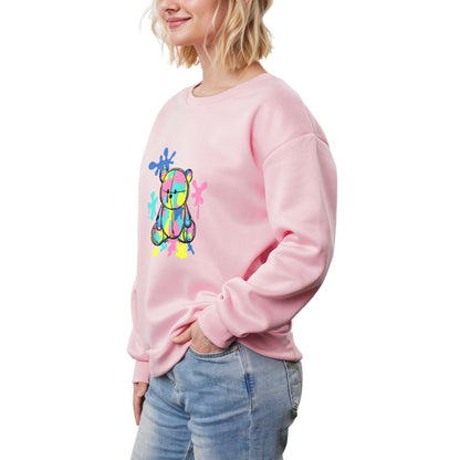 HAPUP® Cozy Fleece-Lined Women's Sweatshirt | Custom Heat Transfer Print | Anti-Pill Polyester