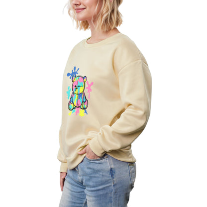 HAPUP® Cozy Fleece-Lined Women's Sweatshirt | Custom Heat Transfer Print | Anti-Pill Polyester