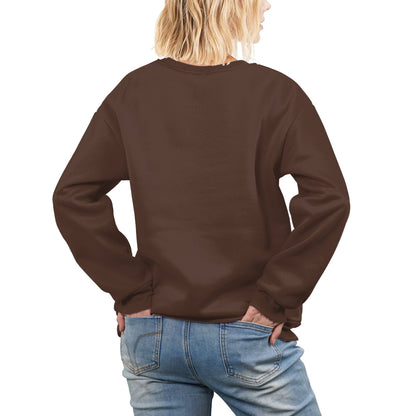 HAPUP® Cozy Fleece-Lined Women's Sweatshirt | Custom Heat Transfer Print | Anti-Pill Polyester