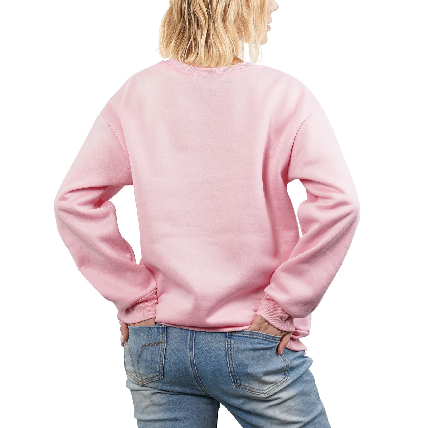 HAPUP® Cozy Fleece-Lined Women's Sweatshirt | Custom Heat Transfer Print | Anti-Pill Polyester