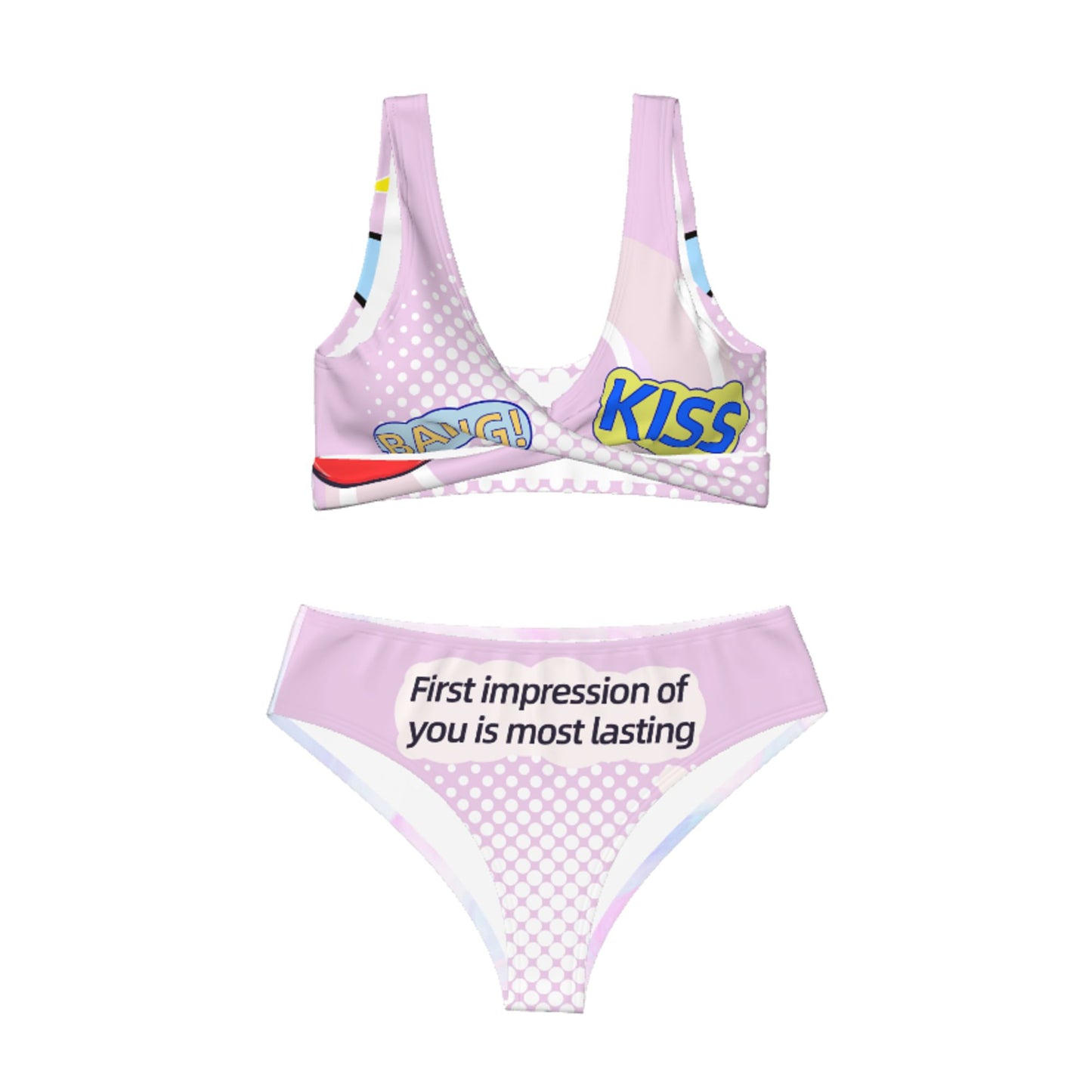 HAPUP® Women’s Cross Front Bikini Set – Two Piece Swimsuit for Beach & Summer
