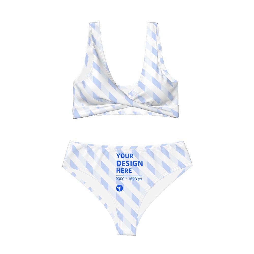 HAPUP® Women’s Cross Front Bikini Set – Two Piece Swimsuit for Beach & Summer