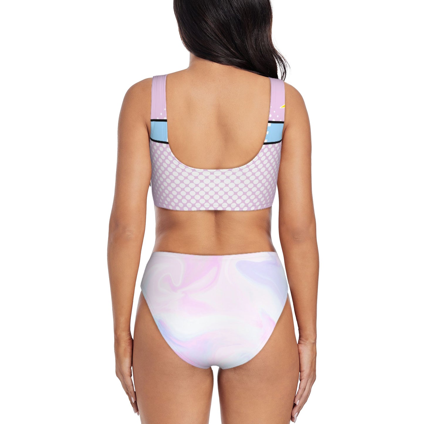 HAPUP® Women’s Cross Front Bikini Set – Two Piece Swimsuit for Beach & Summer