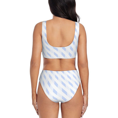 HAPUP® Women’s Cross Front Bikini Set – Two Piece Swimsuit for Beach & Summer