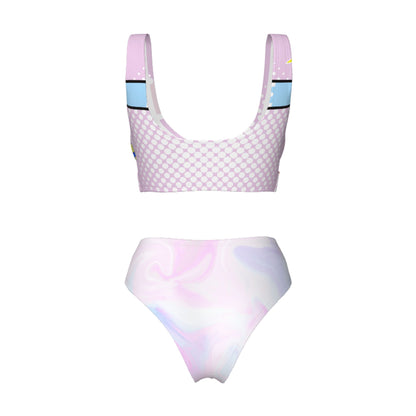 HAPUP® Women’s Cross Front Bikini Set – Two Piece Swimsuit for Beach & Summer