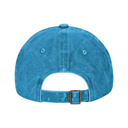 HAPUP® Customizable Washed Denim Baseball Cap | Unisex Vintage Style, Perfect for Everyday Adventures