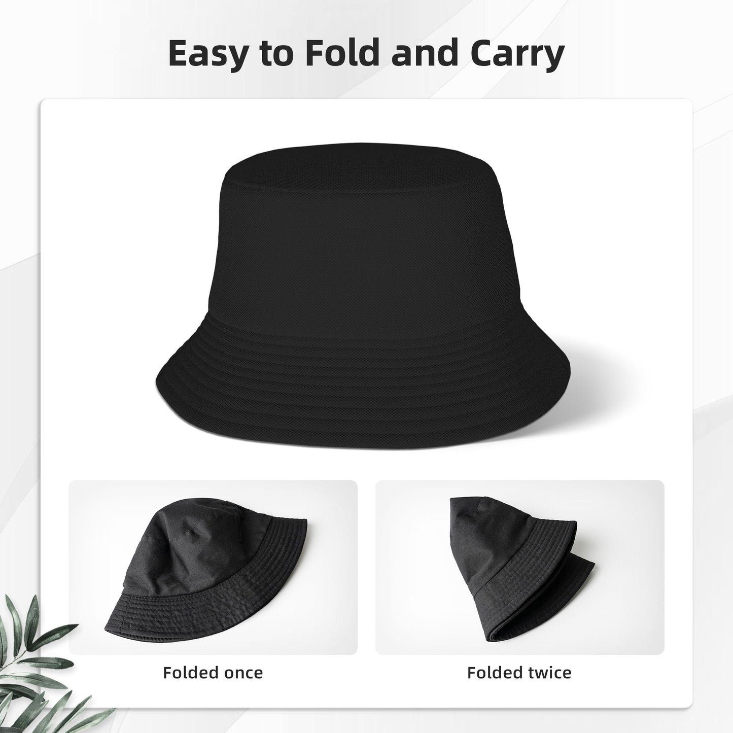 HAPUP® Bucket Hat – Unisex Sun Hat & Casual Headwear with Custom Print