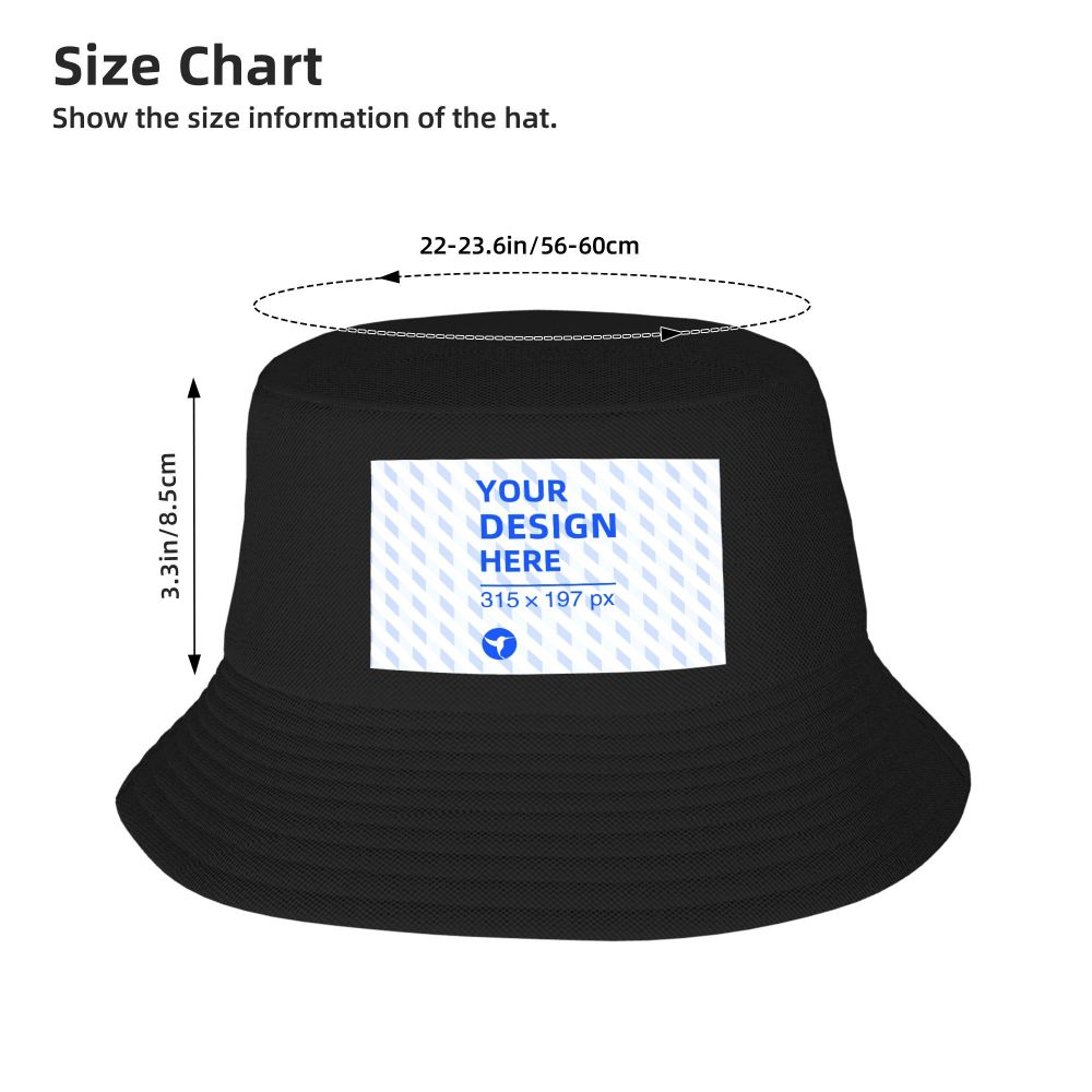 HAPUP® Bucket Hat – Unisex Sun Hat & Casual Headwear with Custom Print