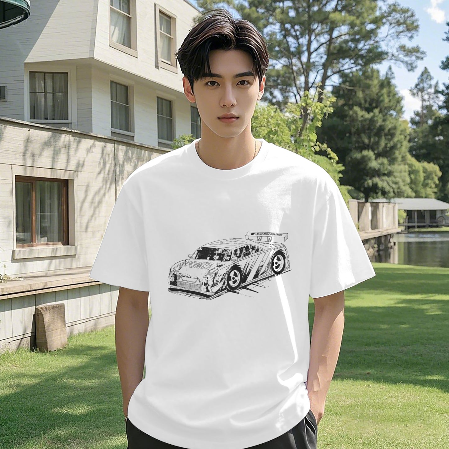 HAPUP® Cotton Graphic T-Shirt – Casual Shirt & Top for Men and Women