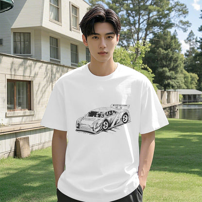 HAPUP® Cotton Graphic T-Shirt – Casual Shirt & Top for Men and Women