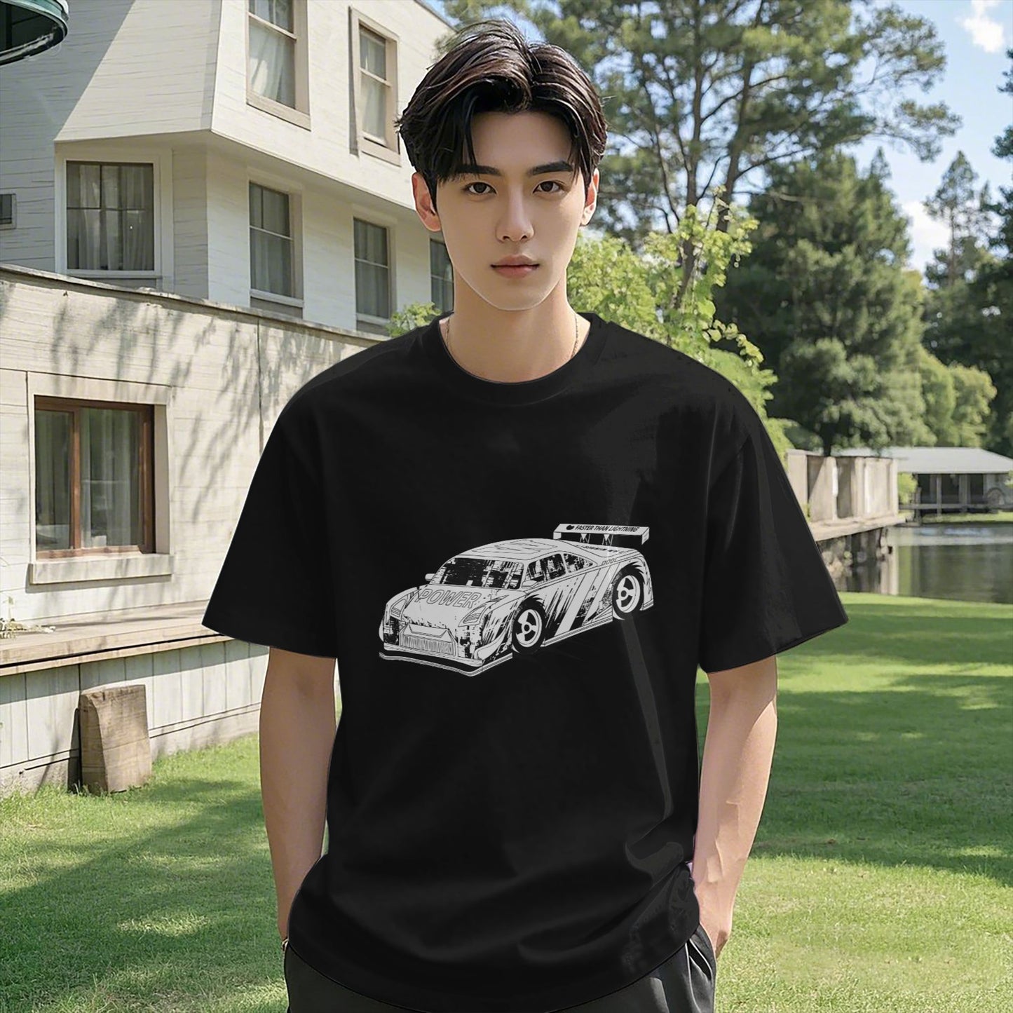 HAPUP® Cotton Graphic T-Shirt – Casual Shirt & Top for Men and Women