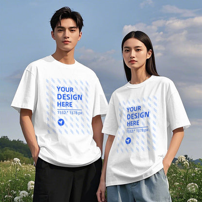 HAPUP® Cotton Graphic T-Shirt – Casual Shirt & Top for Men and Women