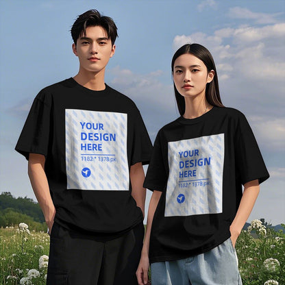 HAPUP® Cotton Graphic T-Shirt – Casual Shirt & Top for Men and Women