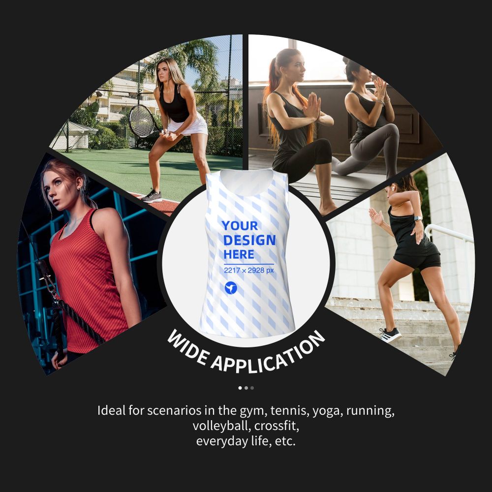 HAPUP® Women's Sports Shirt – Quick Dry Workout Tank Top for Running, Gym & Outdoor Fitness