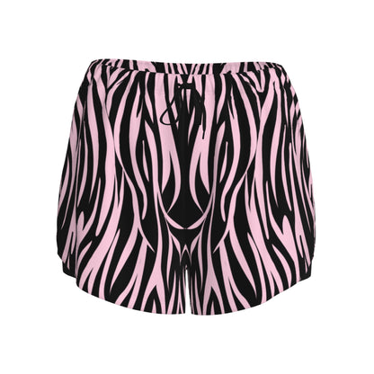 HAPUP® Women's Sports Pants – Double Layer Athletic Shorts with Phone Pocket