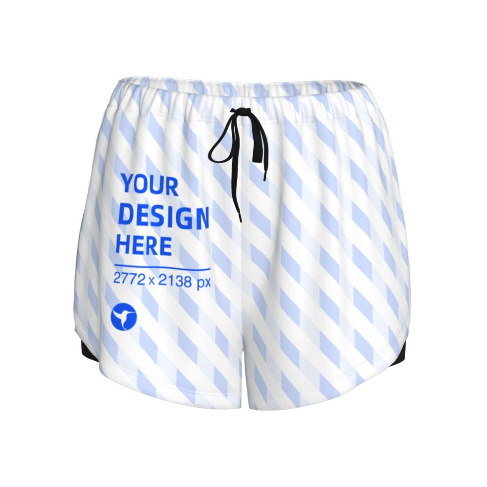 HAPUP® Women's Sports Pants – Double Layer Athletic Shorts with Phone Pocket