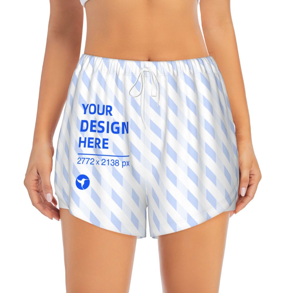 HAPUP® Women's Sports Pants – Double Layer Athletic Shorts with Phone Pocket