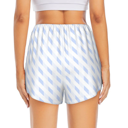 HAPUP® Women's Sports Pants – Double Layer Athletic Shorts with Phone Pocket