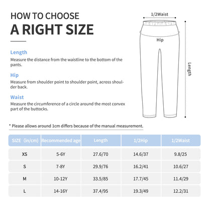 HAPUP® Teen Pajama Pants – Youth Lounge Pants with Pockets for Boys & Girls