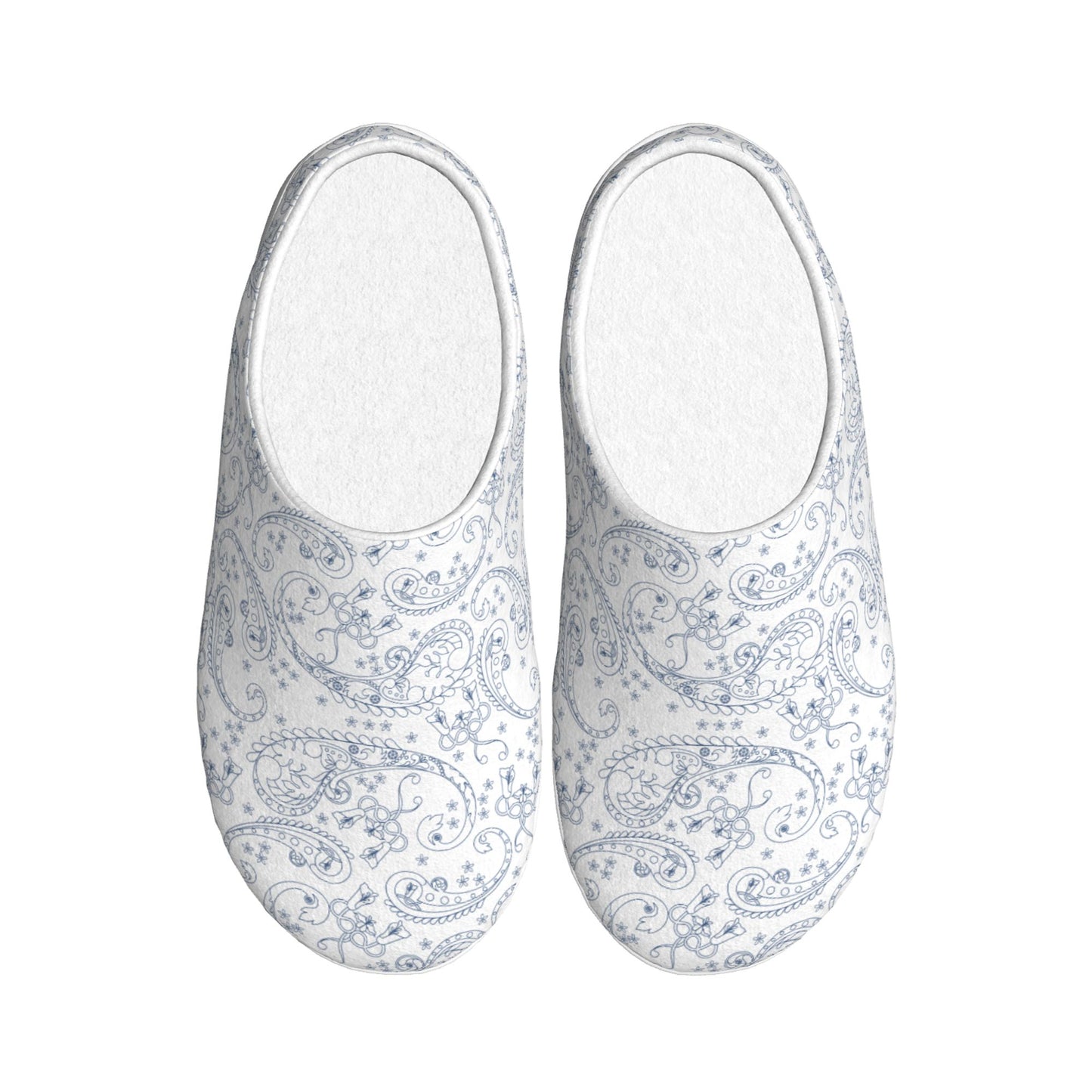 HAPUP® Cotton House Slippers – Comfortable Indoor Footwear with TPR Non-Slip Sole