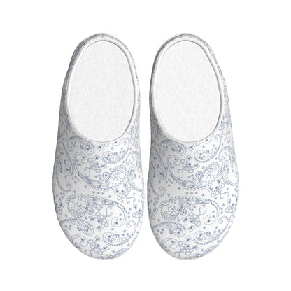 HAPUP® Cotton House Slippers – Comfortable Indoor Footwear with TPR Non-Slip Sole