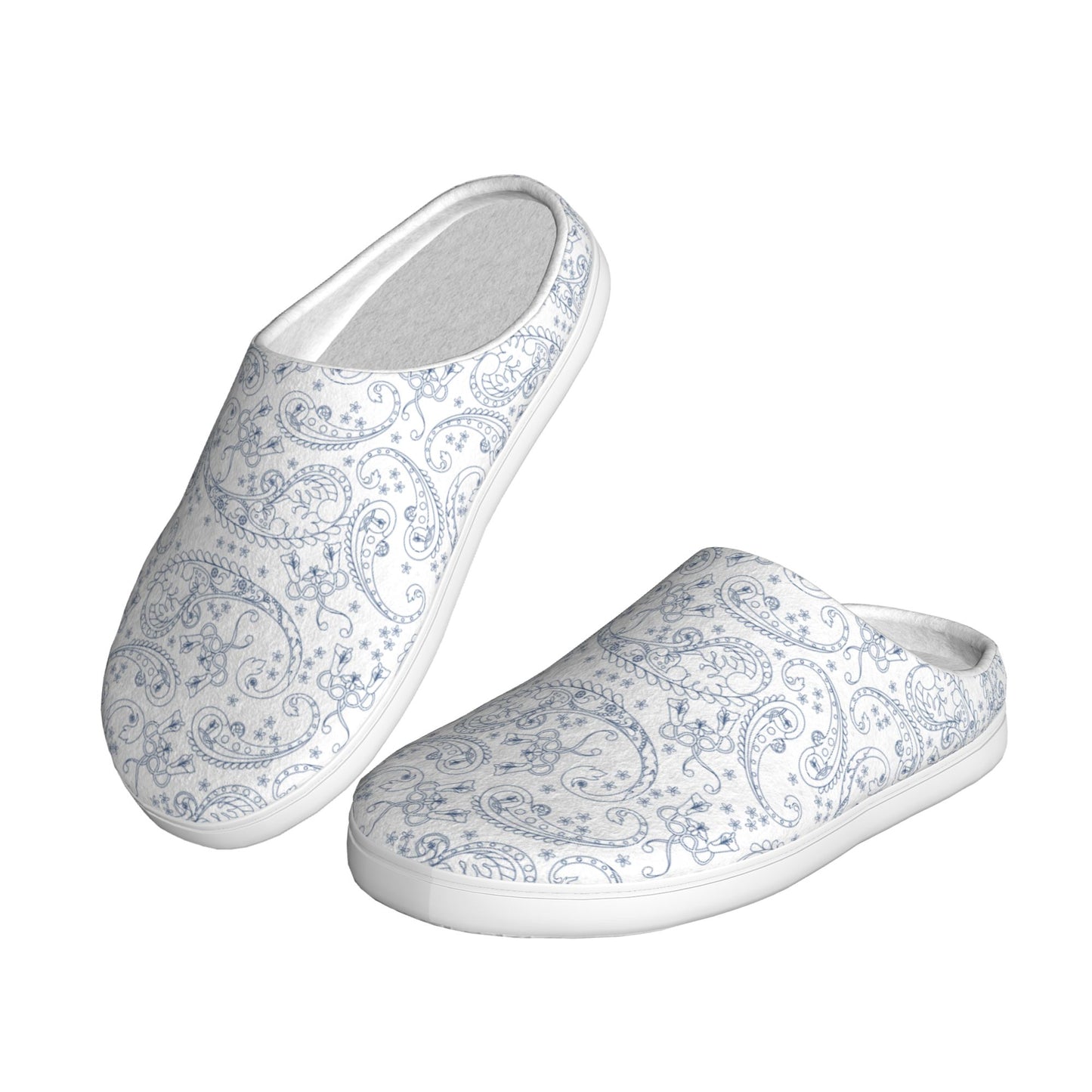 HAPUP® Cotton House Slippers – Comfortable Indoor Footwear with TPR Non-Slip Sole