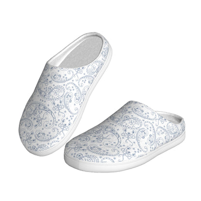 HAPUP® Cotton House Slippers – Comfortable Indoor Footwear with TPR Non-Slip Sole