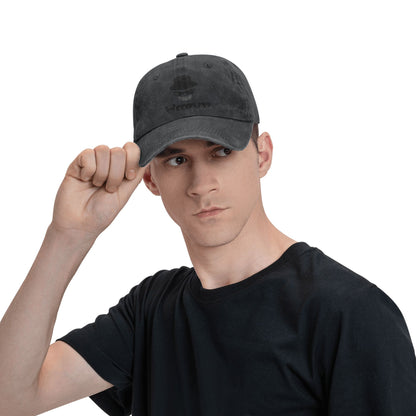 HAPUP® Customizable Washed Denim Baseball Cap | Unisex Vintage Style, Perfect for Everyday Adventures