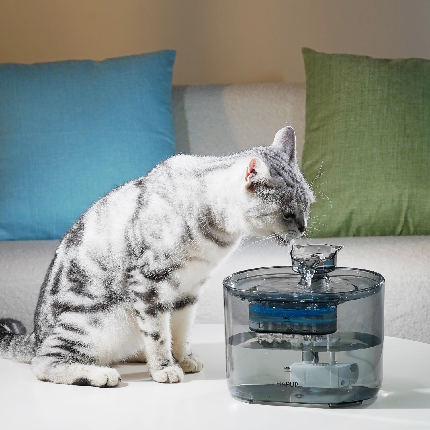 HAPUP water fountain for cat,ft666 automatic cat water fountain.
