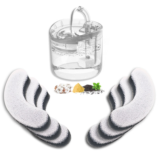 HAPUP Cat Water Fountain Filter Replacement for WF060 – Clean, filtered water for pets.