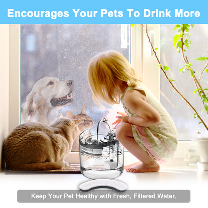 HAPUP filter in use – providing fresh water for pets.