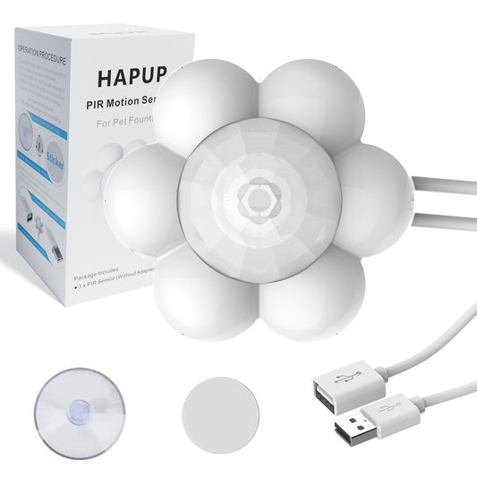 HAPUP Pet Fountain Motion Sensor – Automatic Start/Stop for Energy Saving and Quiet Operation